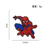 Superhero Anime Cartoon Brooch Pin Avengers Movie Merchandise Backpack Decoration