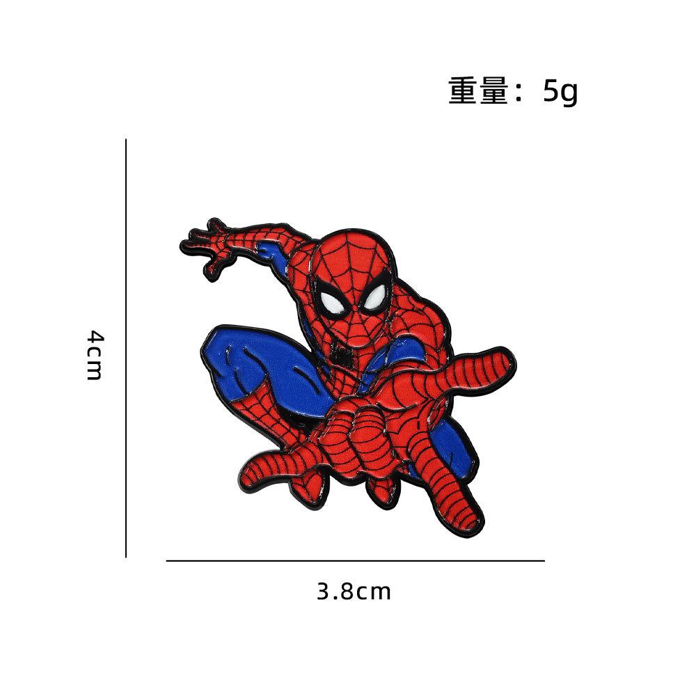 Superhero Anime Cartoon Brooch Pin Avengers Movie Merchandise Backpack Decoration