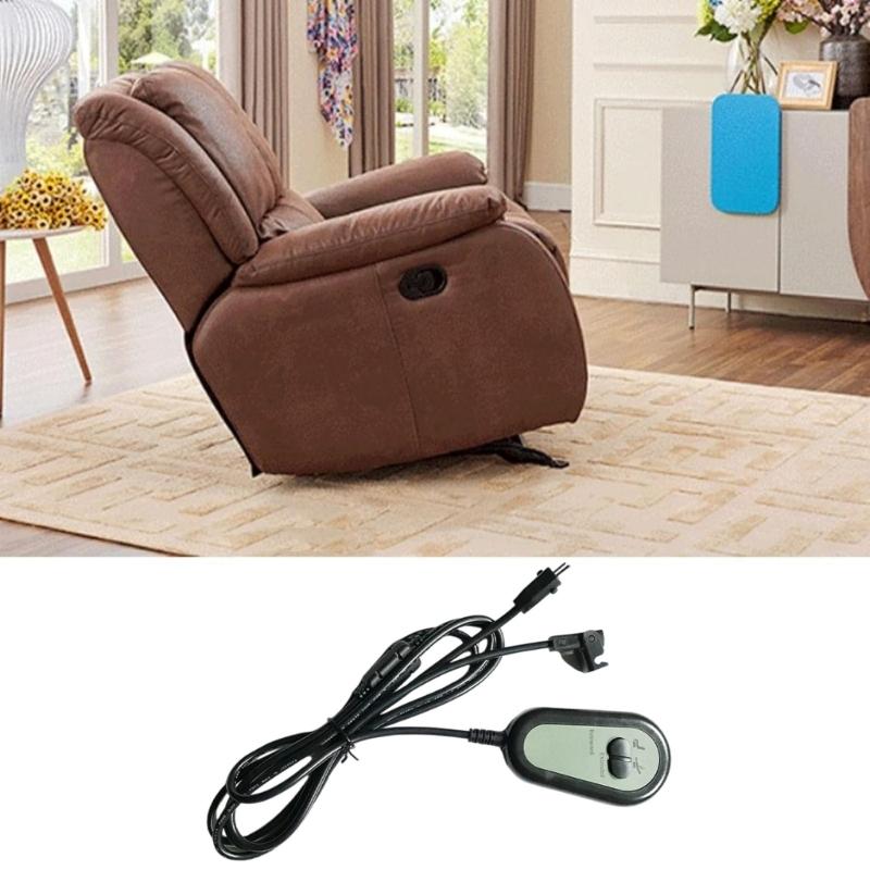 Adjustable Recliner Power Controller Double Position Switches ABS Recliner Switches for Homes Spa Office Furniture Easy Setups