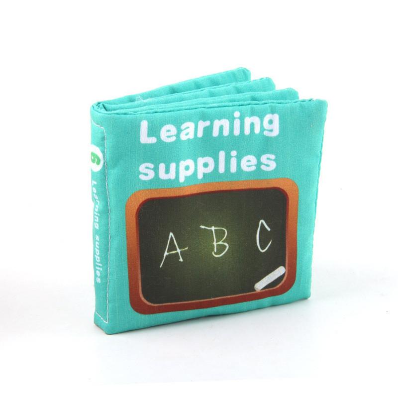 Children's Educational Tear-resistant Water Boilable Palm Book 0-3 Years New Set Cloth Book Toy