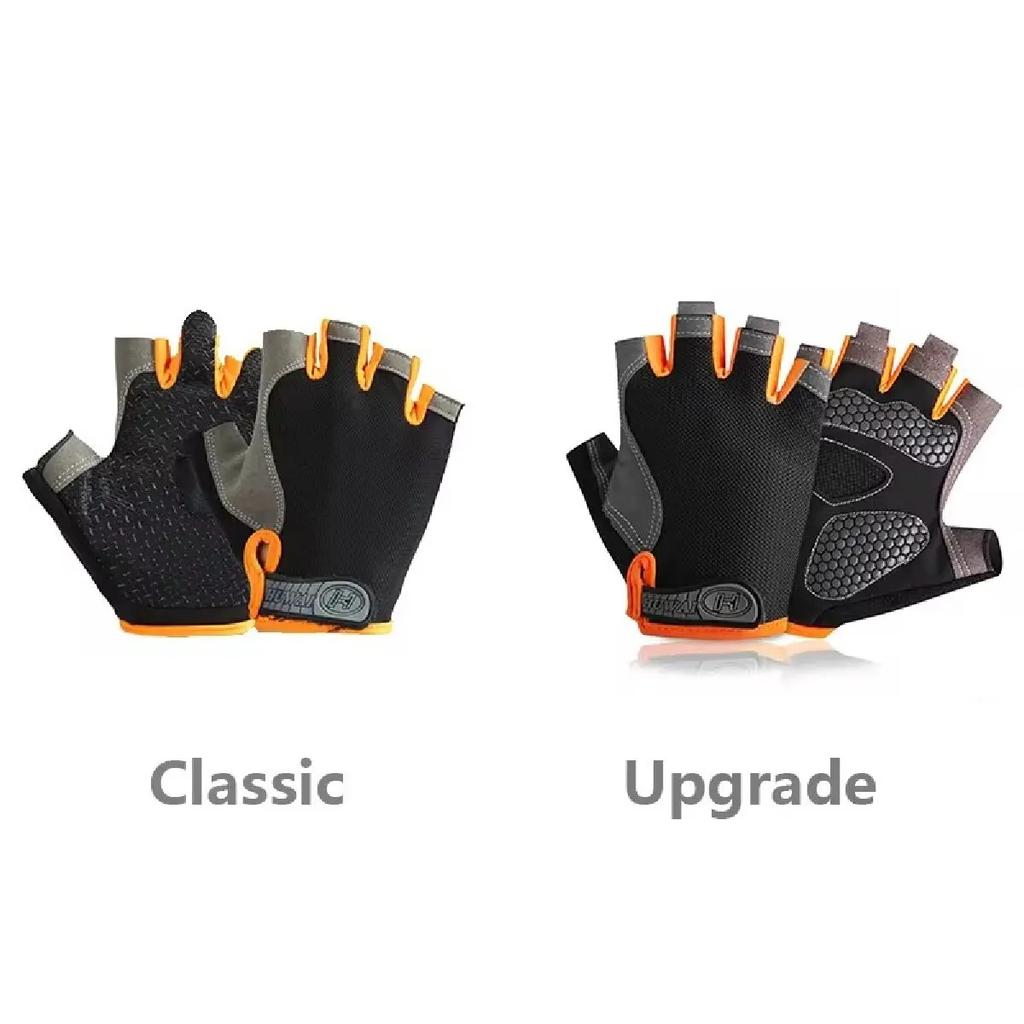 Atmungsaktive Anti-Rutsch-Halbfingerhandschuhe für den Sommer, Unisex Professionelles Fitnessgerät, Angel-, Radsport- und Outdoor-Sportarten Unverzichtbare fingerlose Handschuhe