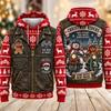 Christmas Series Men Hoodie Fun 3D Print  Autumn Winter Fashion Coat Comfortable Warm  Round Neck Long Sleeve Pocket Large Size Hoodies