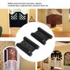 1 Pair Stainless Steel Double Action Spring Hinge Automatic Closing Fence Gate Spring Hinge Black Door Hinge