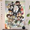 Movie DIY Wall Tapestry Japanese Anime Bungo Stray Dogs Hanging Tarot Hippie Wall Rugs Dorm INS Home Decor