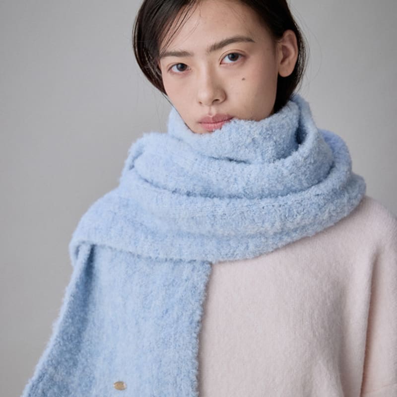 COQUET Fleury Wollschlingen-Schal Himmelblau