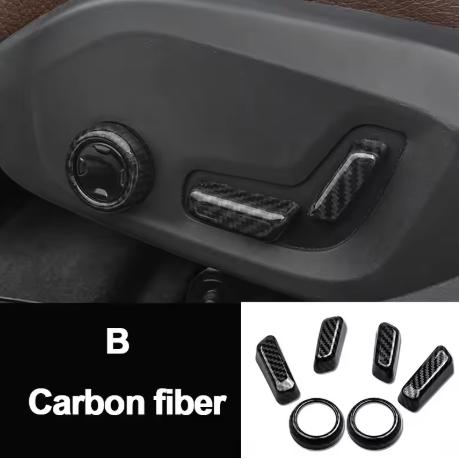 For Volvo XC60 XC90 S90 2018 ABS Car Seat Adjustment Switch Knob Panel Trim Covers Interior Moulding Accessories