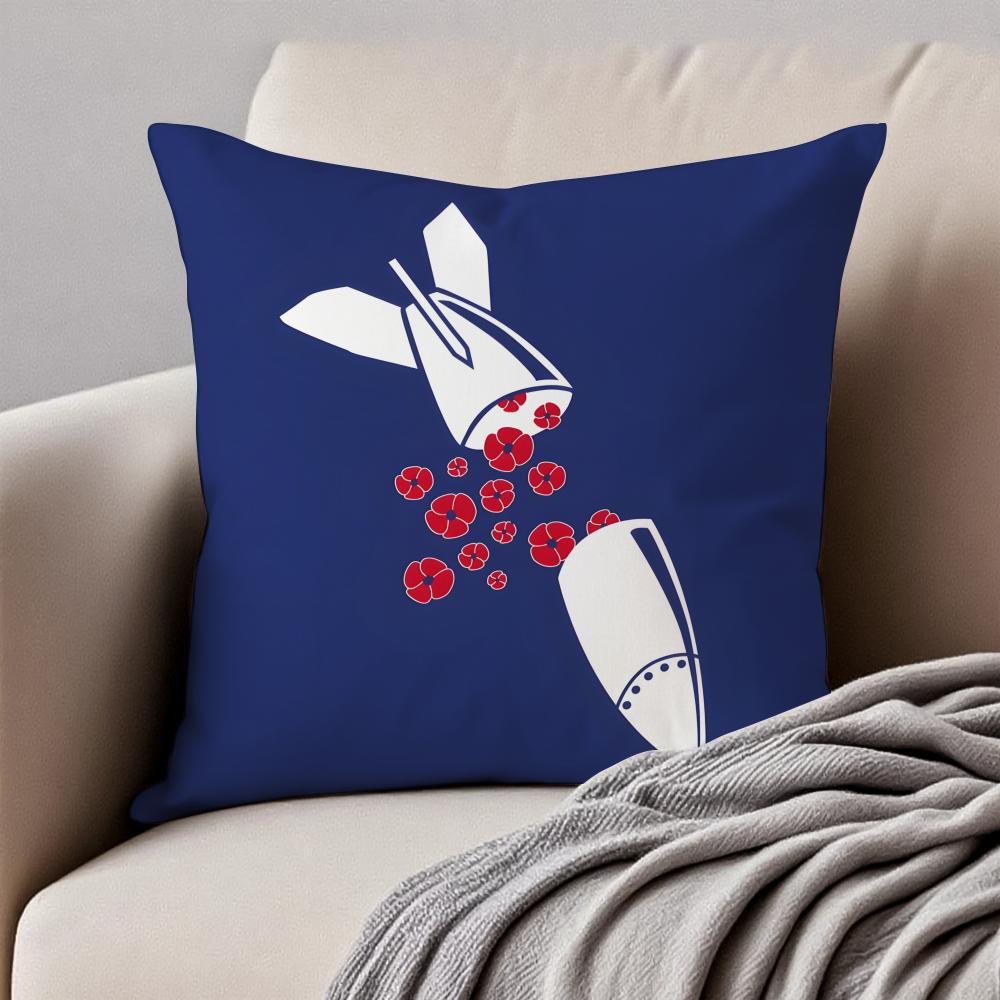 

Epic Profound WWar And Peaces Cushion Cover Pillowcase Antidustmite Invisible Zipper Short Plush Sofa Cushion 30X30cm
