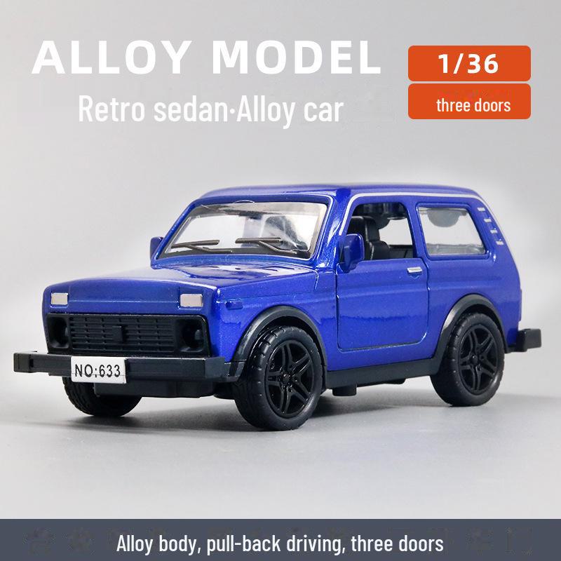 "Children's Off-Road Alloy Car Models with Open Doors - Sports Car Cake Decorations and Gifts for Boys"