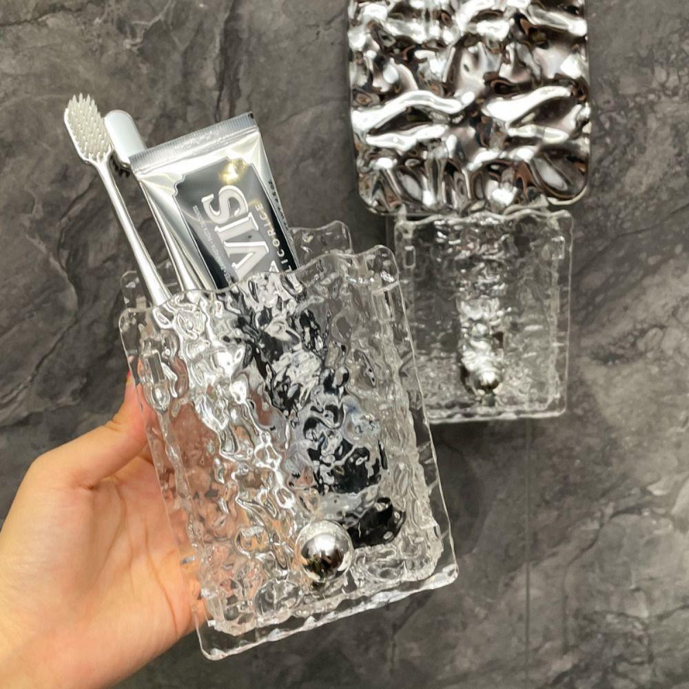 

Glacier Pattern Electric Toothbrush Holder Wall Mounted Hanging Toothbrush Container Razor