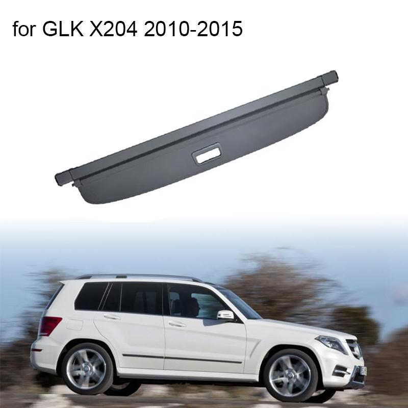 Kryt záclonky kufru Organizér Pro Mercedes Benz GLK X204 2010-2015 200 Zadní nosič Dělicí stěna Kryt Stínidlo Zavazadla Náklad