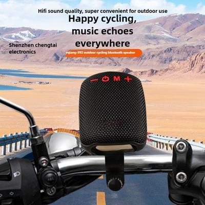 Bluetooth Hoparlör Açık Hava Sürüşü Kablosuz Taşınabilir Ses Kemer Braketi Su Geçirmez Spor Bisiklet Hoparlörü