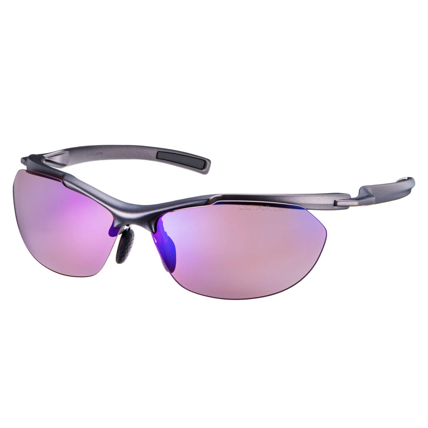 Sports Sunglasses Made in Japan Polarized Lenses Gunmetal x Gunmetal [SWANS] Airless-Core SACR-0170_GMR