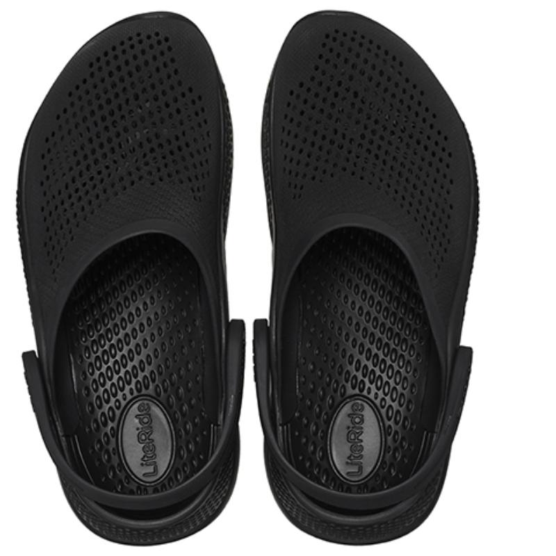 Crocs LiteRide EVA Abrasion and Non-Slip Beach Sandals Unisex Clog 'Black'