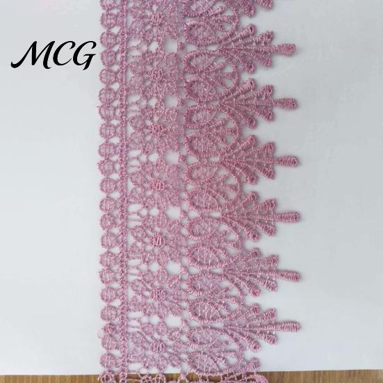 Decorative Lace for Sewing 1.4 Yards Floral Trim, 9.5cm Wide Ribbon, Craft Ribbon Crafts Edging Wedding Dress Embellishment, DIY Sewing, Gift
