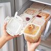 Freezer Tray With Lid - Durable Kitchen Storage For Soup, Broth & Sauces Stackable Food Prep Storage Container Kitchen Jar