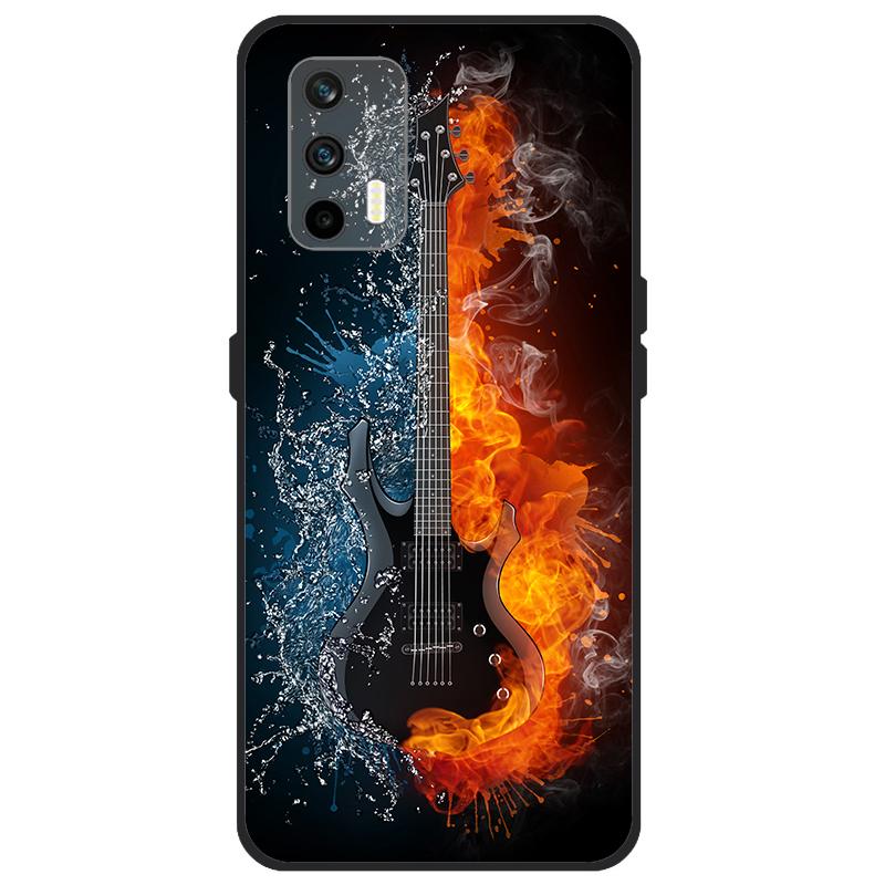 Funda Para Realme GT 5G Funda RMX2202 Cubierta Trasera de Silicona Suave Para OPPO Realme GT 5G 6.43 pulgadas Dibujos Animados TPU Parachoques de Teléfono Bolsas Estuche