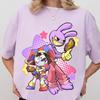 T-shirt Comfort Colors Jax & Pomni - Le Incroyable Cirque Numérique Shirt,Tadc Shirt,Tadc Sweatshirt,Jax Pull,Pomni T-shirt,Tadc Dernier Acte Shirt