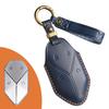 Handmade Genuine Leather Key Cover for Formula Leopard 5 - Vintage Style, All-Inclusive Protection with Buckle