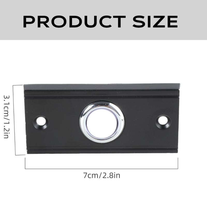 Brass Doorbells Switches illuminates  Push Button Wall Mounted Doorbells Button for Home Decors & Electrical Installations