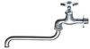 SANEI Flexible Faucet (Fixed Type), Nominal Size 20, Pipe Length 170mm, JIS Standard JA10J-20