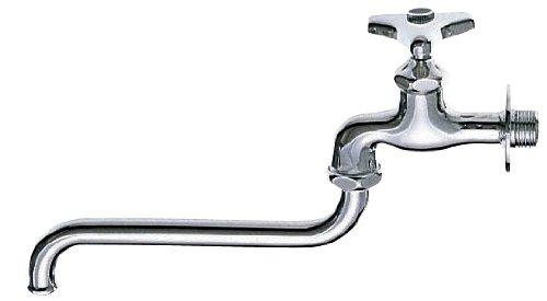 SANEI Flexible Faucet (Fixed Type), Nominal Size 20, Pipe Length 170mm, JIS Standard JA10J-20