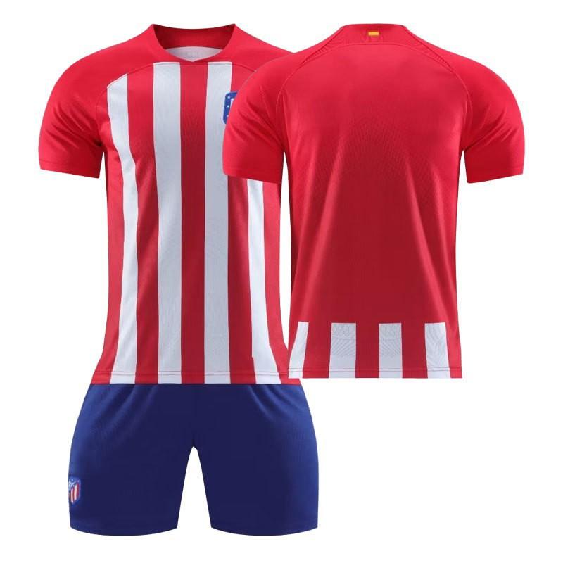 

Atletico Madrid Jerseys 2324 Home Children s Student Training Adult Suits Sports Uniforms Group Purchase Men s Women s Football Size 28 #Weight 95-110 kg