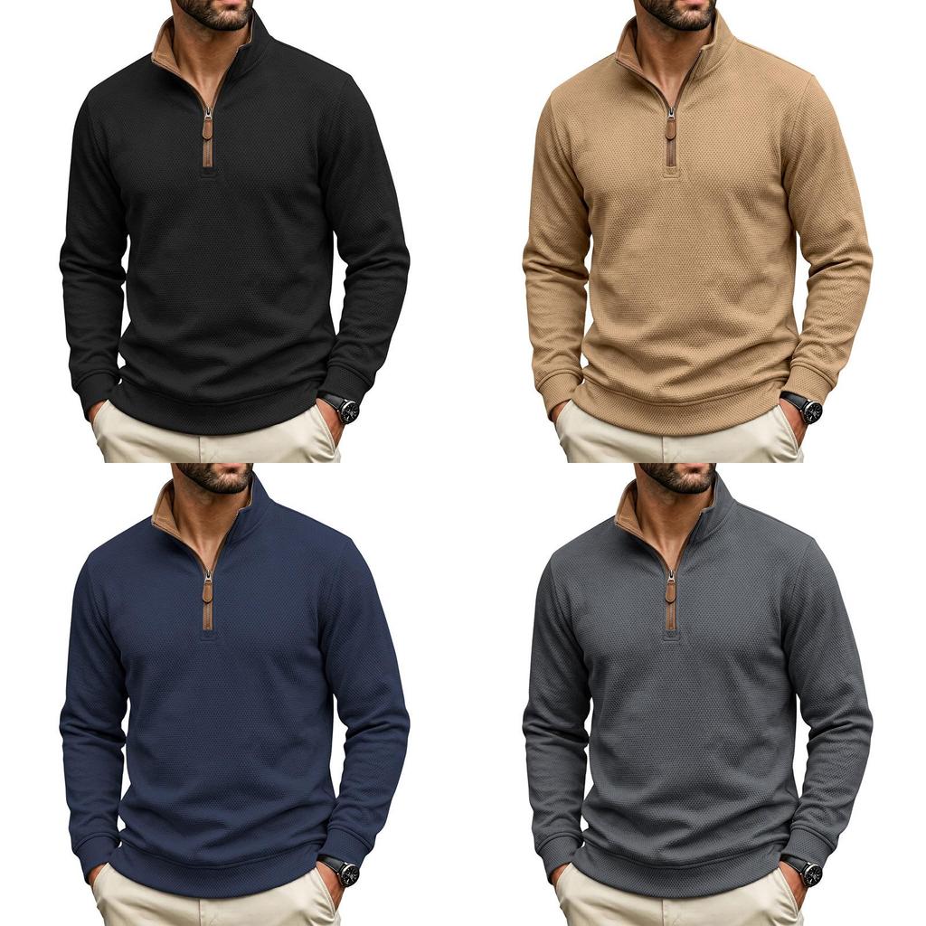 Winter Mens Hoodie With Zipper And Heavy Polyester Blend For Casual Outdoor Wear