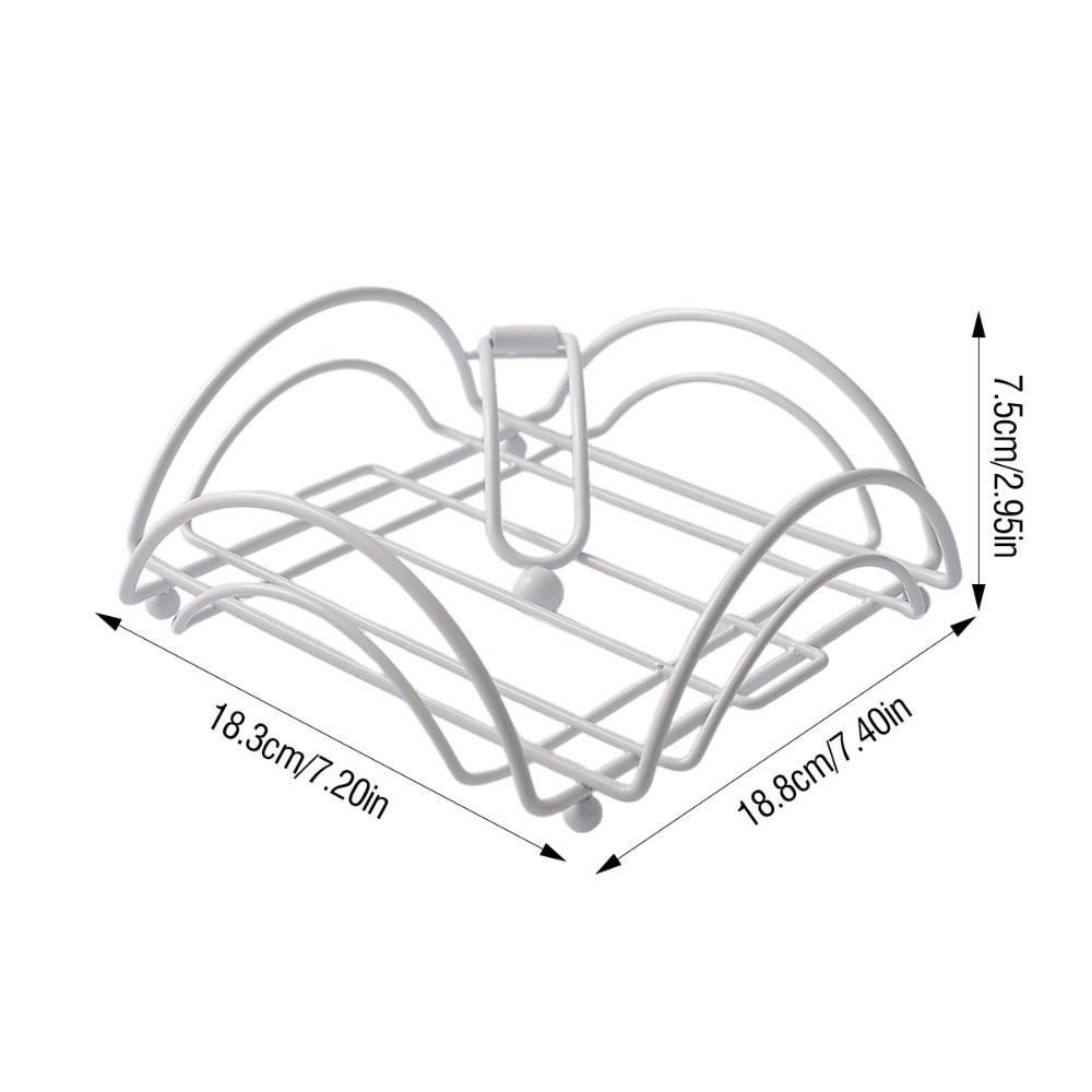

Durable Metal Napkin Holder Square Decorative Holder Napkin Box with Weighted Arm Napkin Tray белый