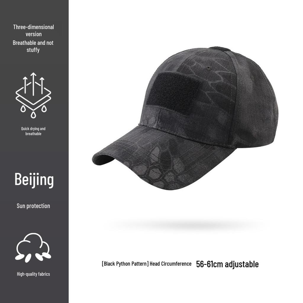 Outdoor Camouflage Tactical Baseball Cap - Sun Protection & Windproof for Mountaineering