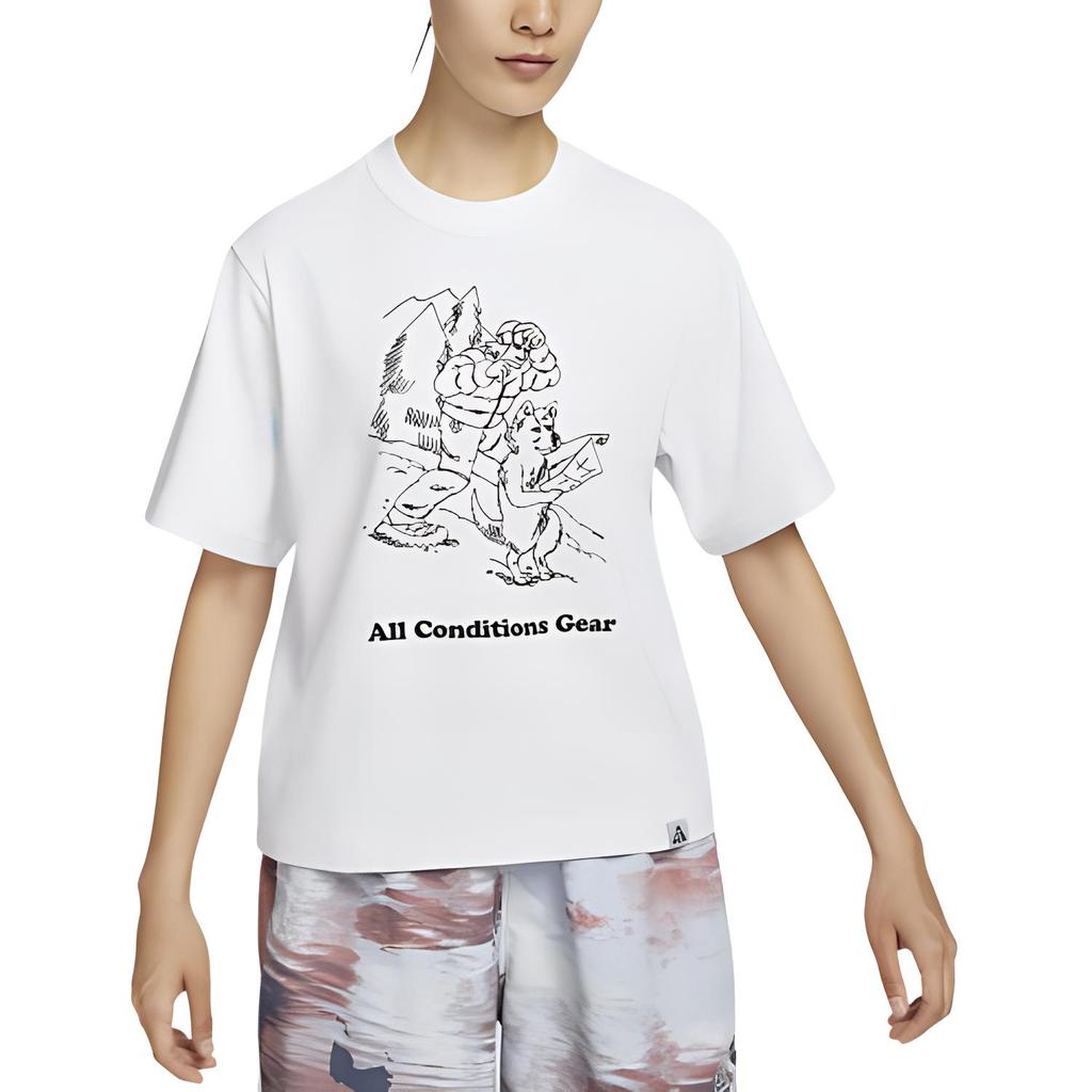 Nike ACG Grafické Oversized Tričko Bílé FV7326-121