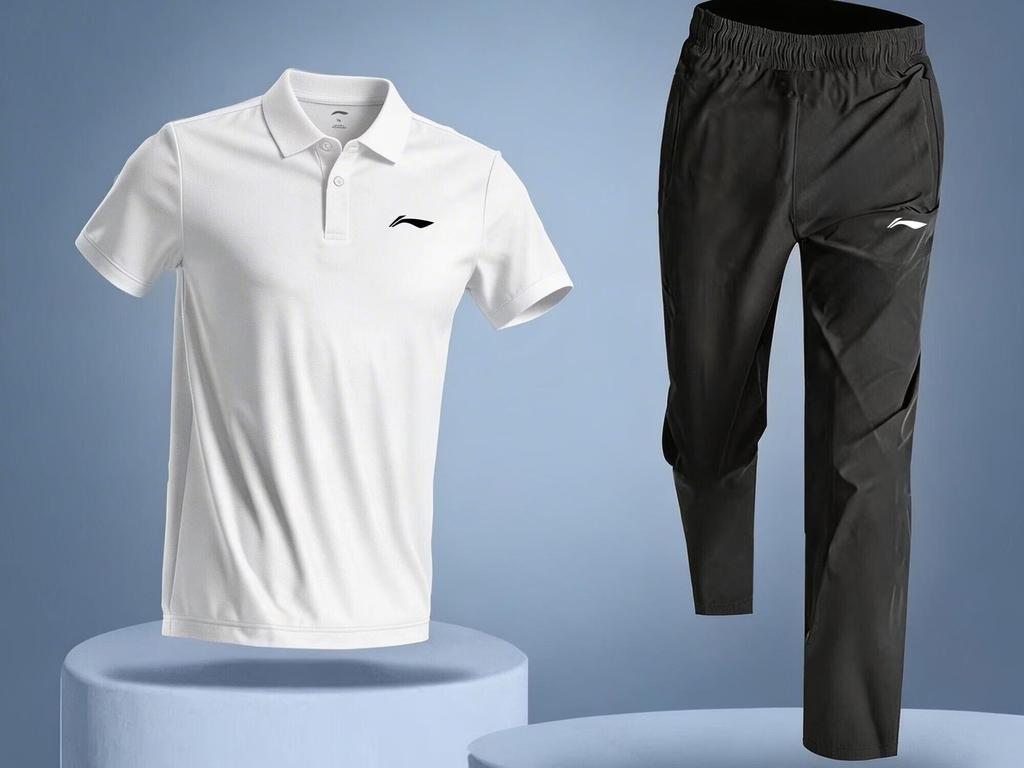 Li-Ning Men's Quick-Dry Polo Tracksuit Set