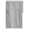 Bedside Cabinet Grey Sonoma 29 x 31.5 x 49 cm Engineered Wood