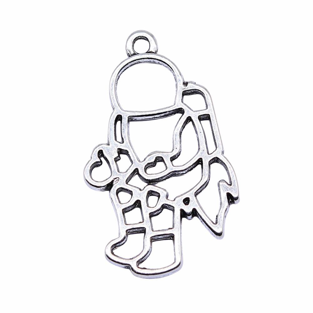 Geometric Openwork Resin Charms MOON HEART Pendants Multi Color Alloy Jewelry Component