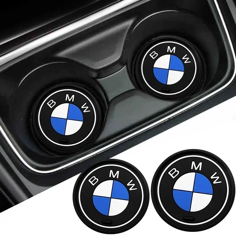 2025 E46 x5 2 szt. Stylizacja samochodu Silikonowy Uchwyt na kubek/butelkę do wnętrza samochodu Mata antypoślizgowa dla BMW M3 M5 X1 X3 X5 E36 E37 E46