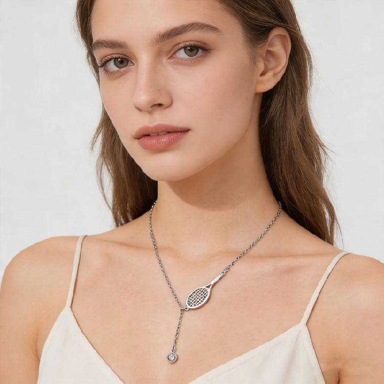 Adorable Small Tennis Jewelry Necklace Comfortable And Stylish For Daily Use