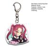 Demon Hunters Figures Keychains Cartoon Anime Keyring Pendant Cute Car Bags Key Holder Kawaii Mobile Phone Backpack Hanging Charm