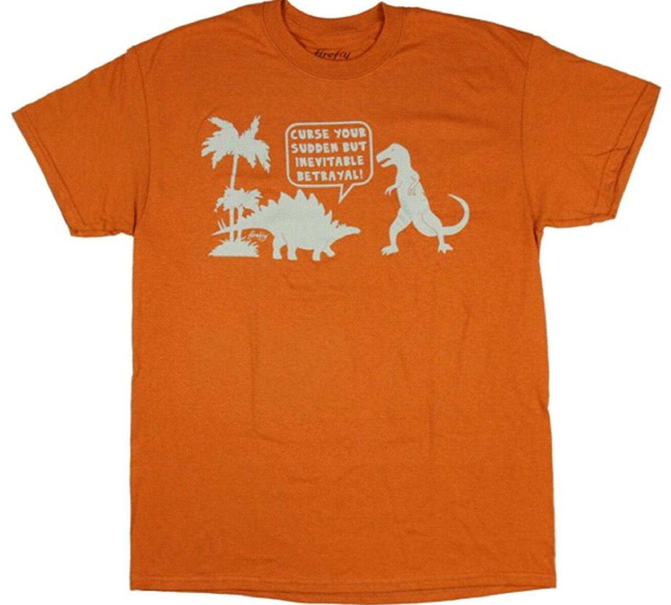 Firefly Curse Your Sudden Betrayal - Mens Rust colored T-shirt - NEW L