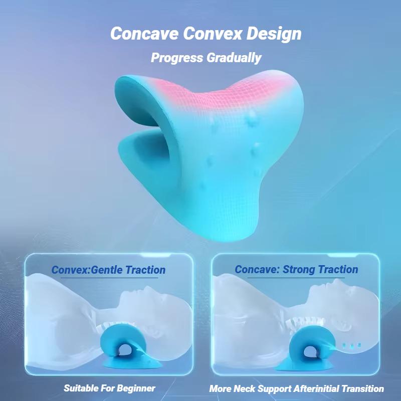 Durable And Safe Neck Shoulder Stretcher Relaxer Cervical Spine Stretch Muscle Relaxation Traction Device Massage Pillow Correction Chiropractic