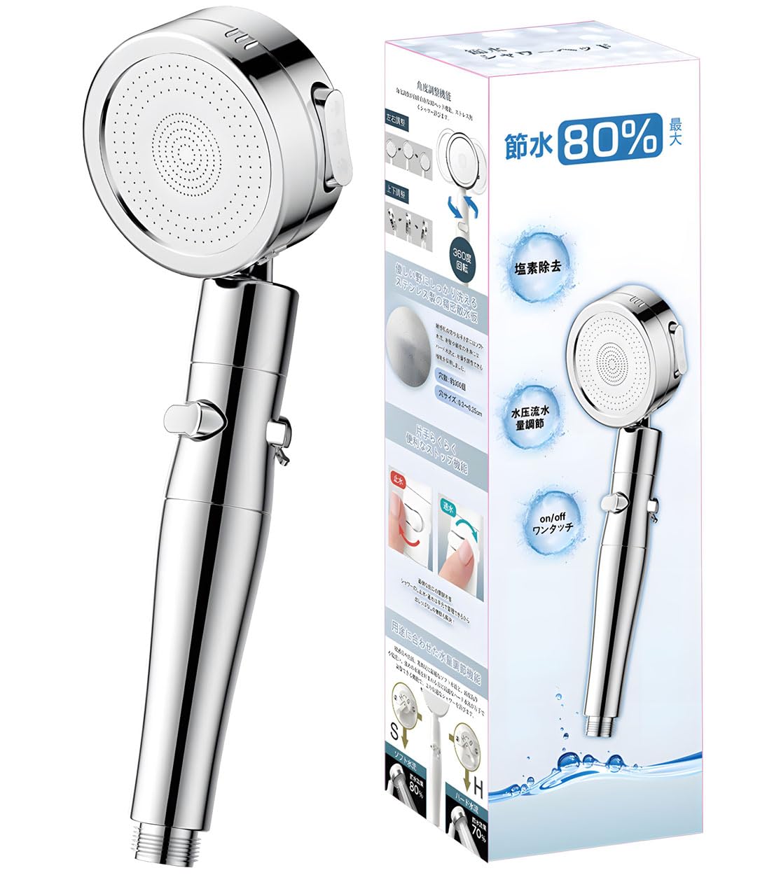 

Душевая вода с высоким содержанием хлора Ультратонкий поток воды Уровни потока воды Регулируемая вода Водоотделитель Душ Высокая степень очистки кожи Красивая утечка воды