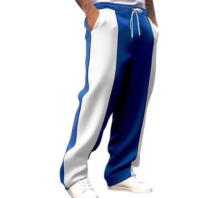 Men's Sweatpants New Men's Funky Duplex Clash Colour Casual Pants Large Size Pants