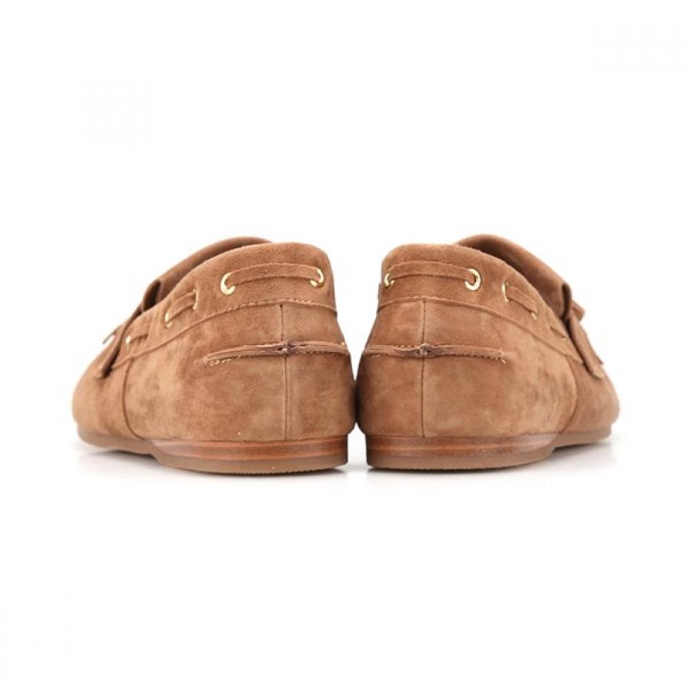 BARBARA Leather Daily Trendy Women S Loafer 1cm Bbj124br