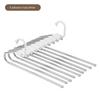 Foldable Pants Rack Closet Organizer Closet Trouser Racks  for Pants Jeans Leggings Trousers Skirts