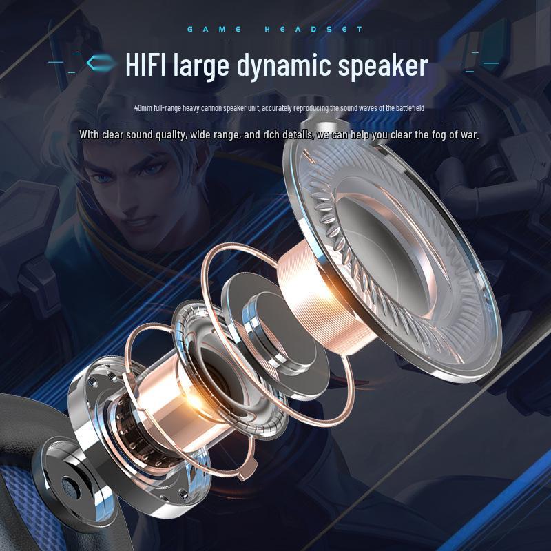 Gaming Laptop Wired Over-Ear Headphones: E-Sports Edition