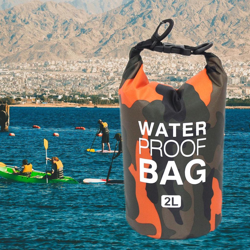 Wasserdichte, schwimmfähige und leichte Trockentasche für Kajakfahren, Bootfahren, Angeln, Schwimmen