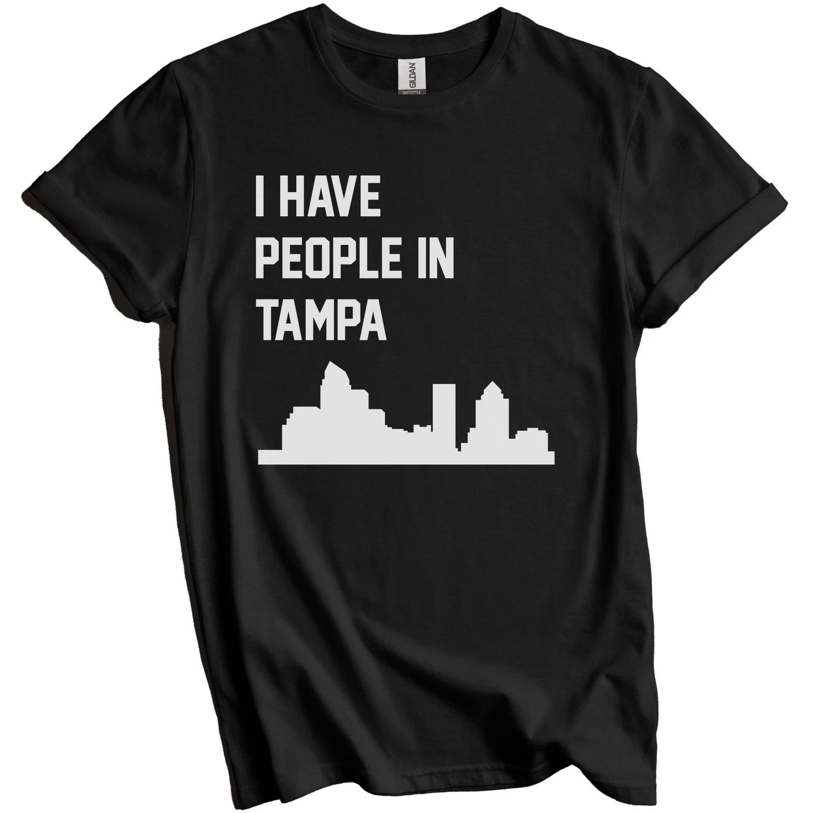 

I Have People In Tampa Florida Skyline T-Shirt L