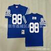 Camiseta de Fútbol Retro NFL Dallas Cowboys para Hombre de Algodón Bordada Camisa Deportiva del Equipo Ropa para Aficionados