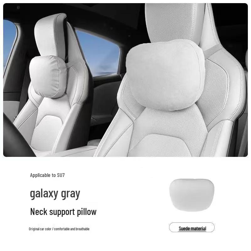 Xiaomi SU7 Headrest & Lumbar Support Pillow for Car Seats