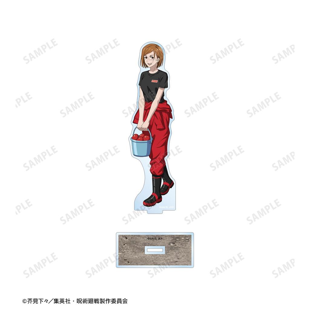 TV anime "Jujutsu Kaisen" Tobu Zoo collaboration original illustration Nobara Kugisaki Zookeeper ver. Big acrylic stand