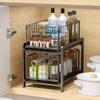 Luxurious Multi-Layer Detachable Kitchen Countertop Storage Rack