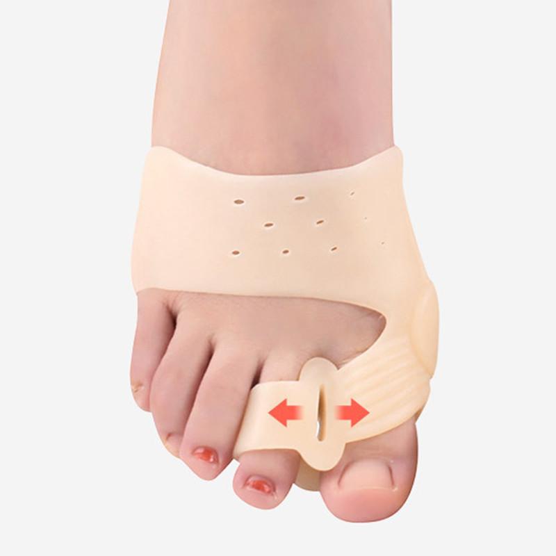 Soft Gel 1 Pair Orthotic Tool Big Toe 0verlapping Toes Durable Splint Toe Straightener Corrector Combing Toes Nursing Feet Tools